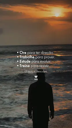 O resto é desculpa 🤍