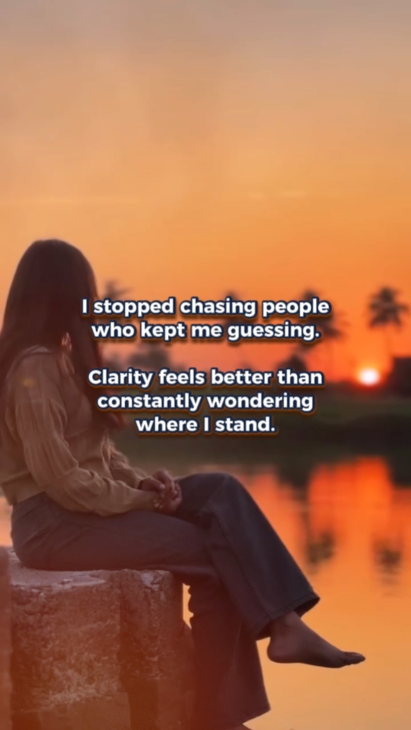 No More Chasing