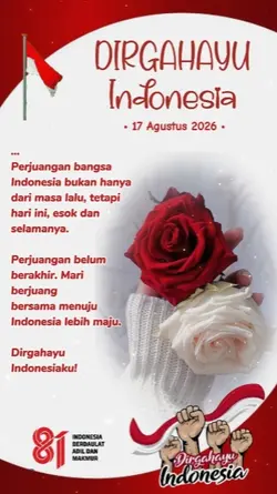 Dirgahayu RI 81th 