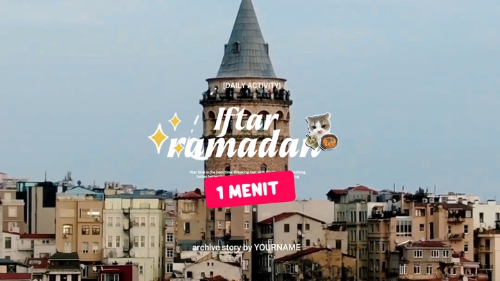 WAKTU IFTAR | 1 MENIT