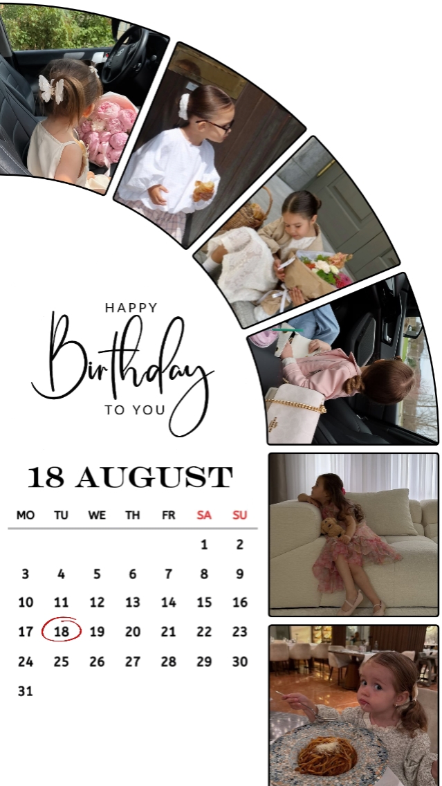 FILHA DE ANIVERSÁRIO 18 DE AGOSTO