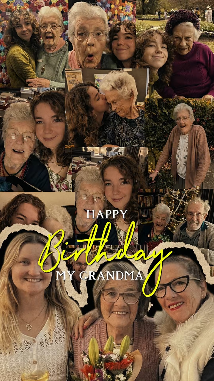 Anniversaire ma grand-mère