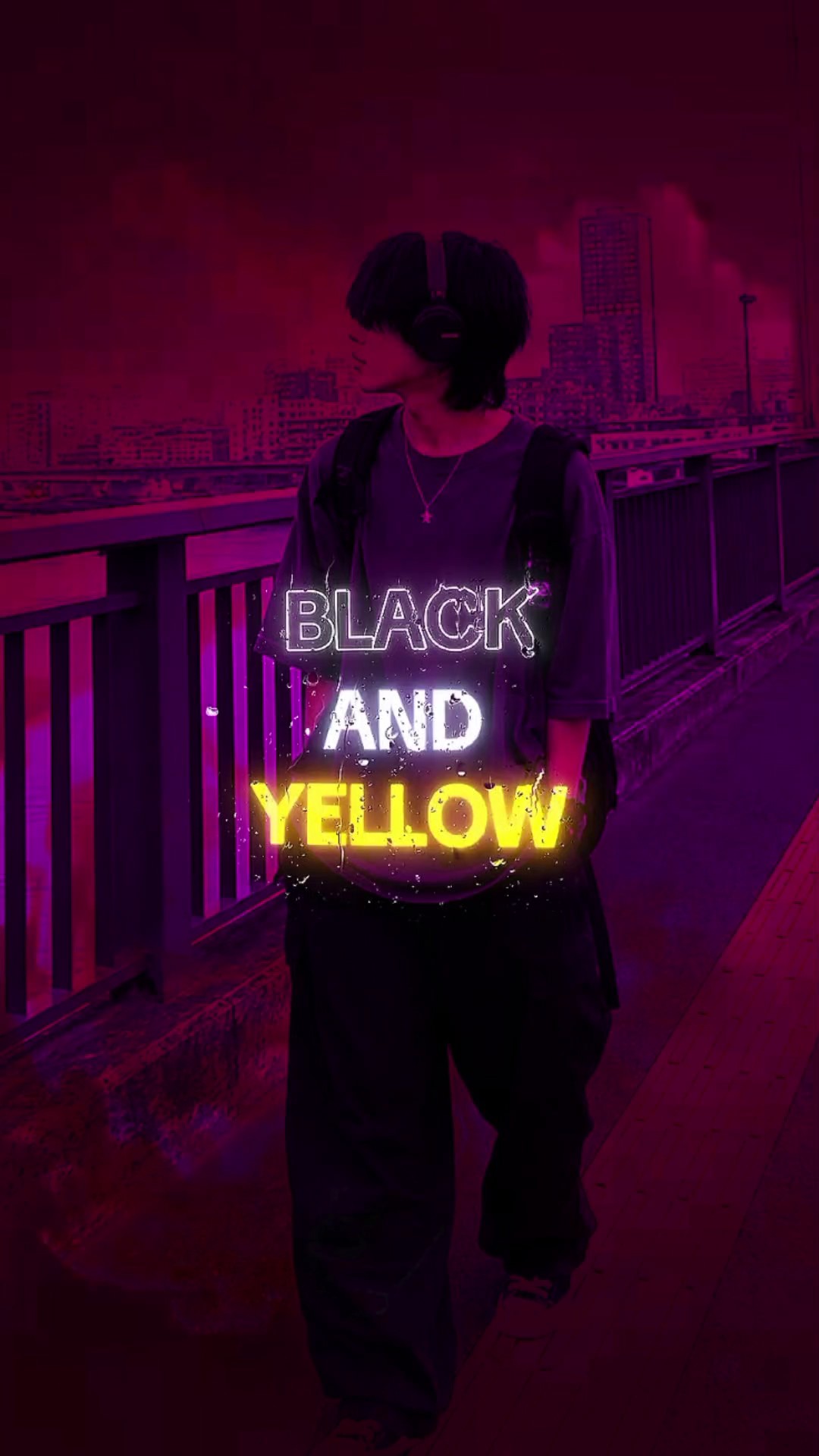 Negro y amarillo