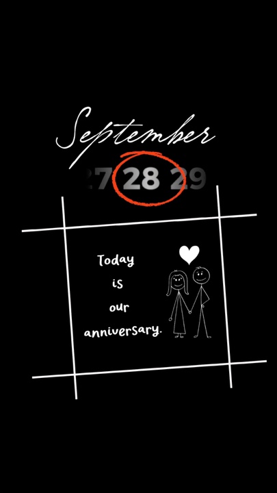 28 Sept Anniversary