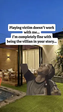 playing victim