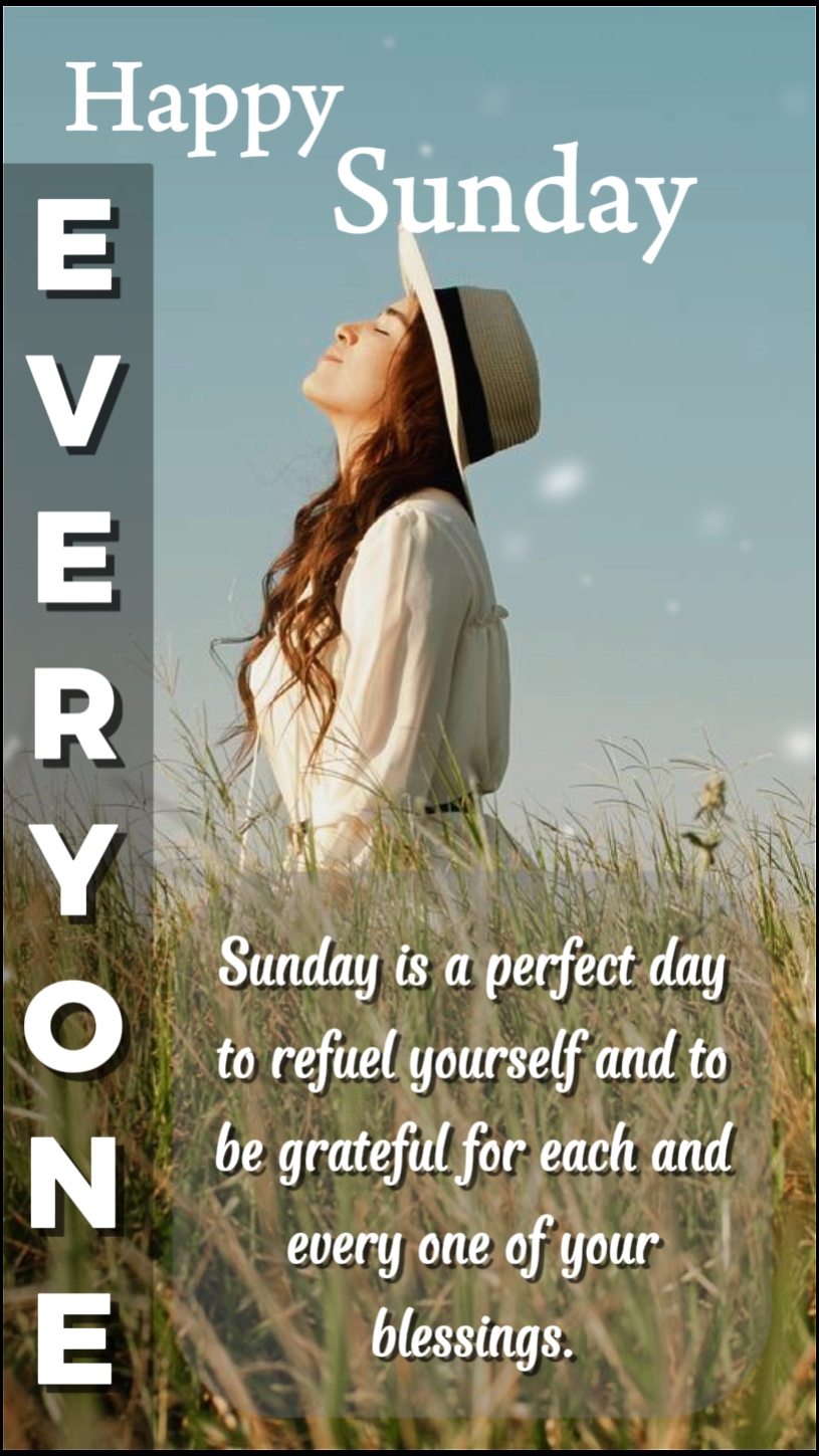 HappySunday everyone