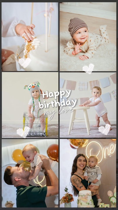 1º aniversário do bebê