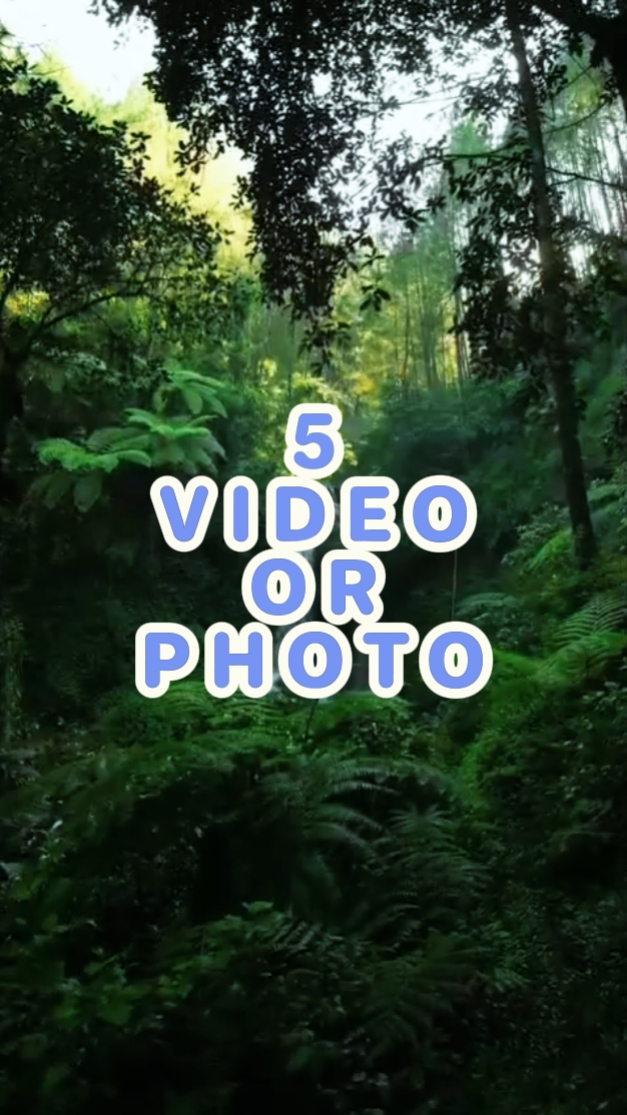 7 VIDEO OR PHOTO