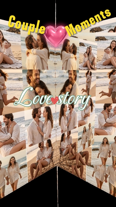 Moments de collage d'amour