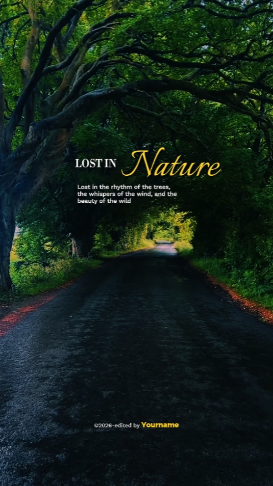 Lost in nature