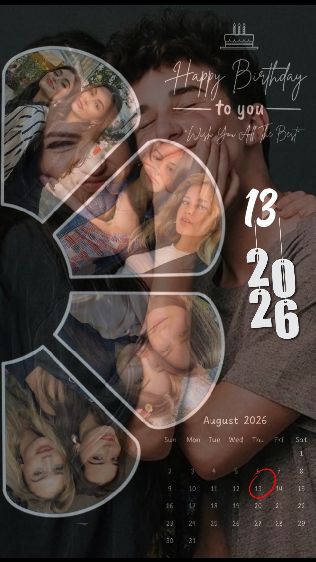 BIRTHDAY AUGUST 13