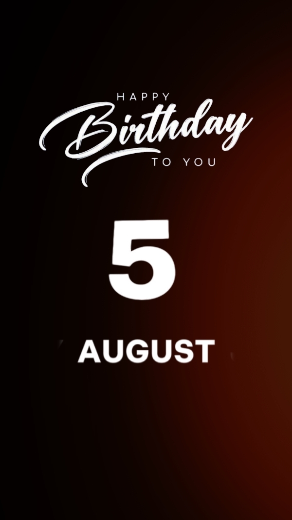 Aniversário de 5 de agosto 