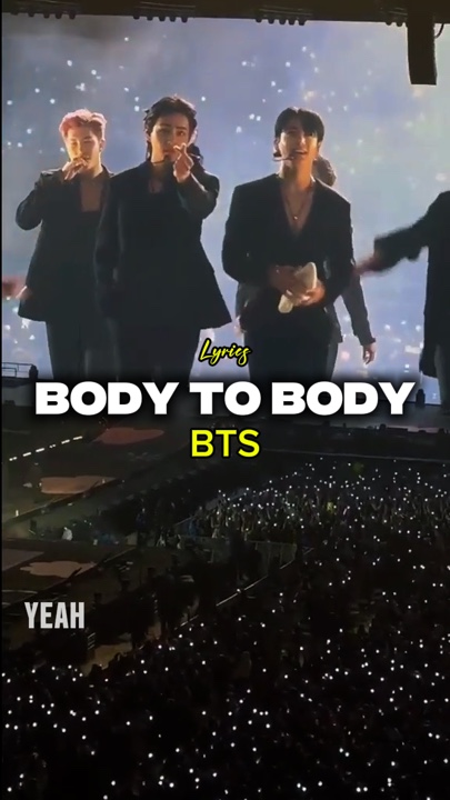 BTS cuerpo a cuerpo