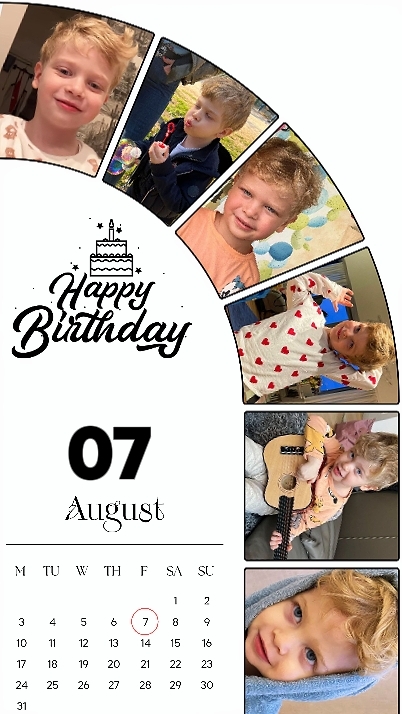 HBD SON 07 AUGUST