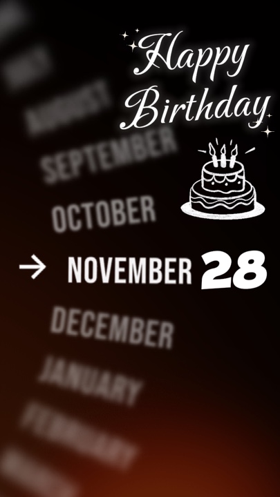 Cumpleaños 28 de noviembre