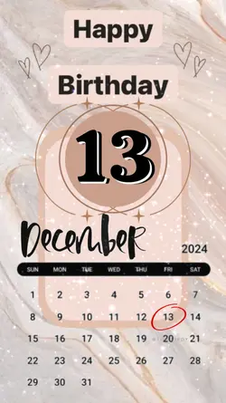 HBD 13 DEC 2024