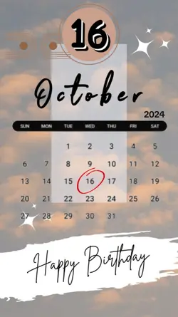 HBD 16 OCT 2024