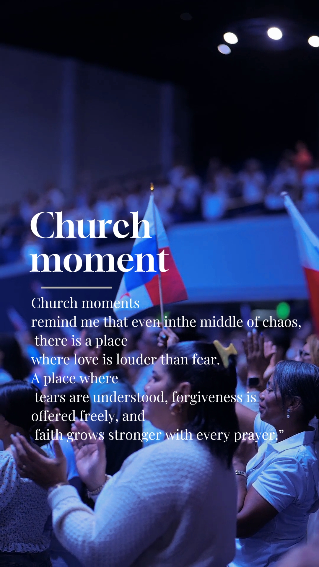 Church moment
