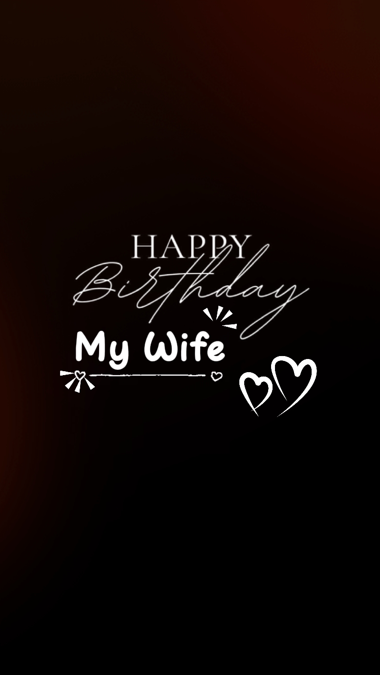 Aniversário Minha Esposa