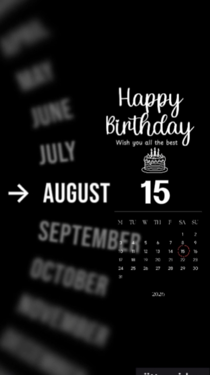 hbd besti 15 august