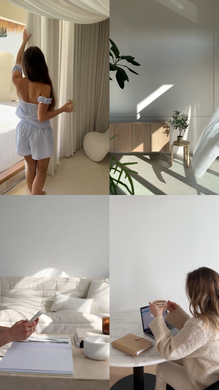 4 videos de cuadrícula