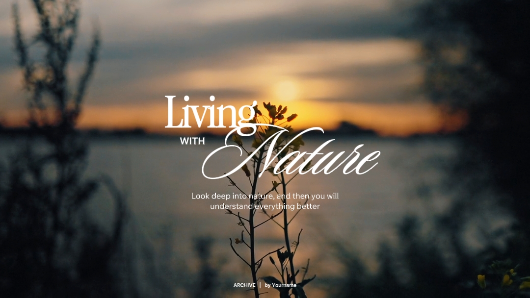 Vivre avec la nature