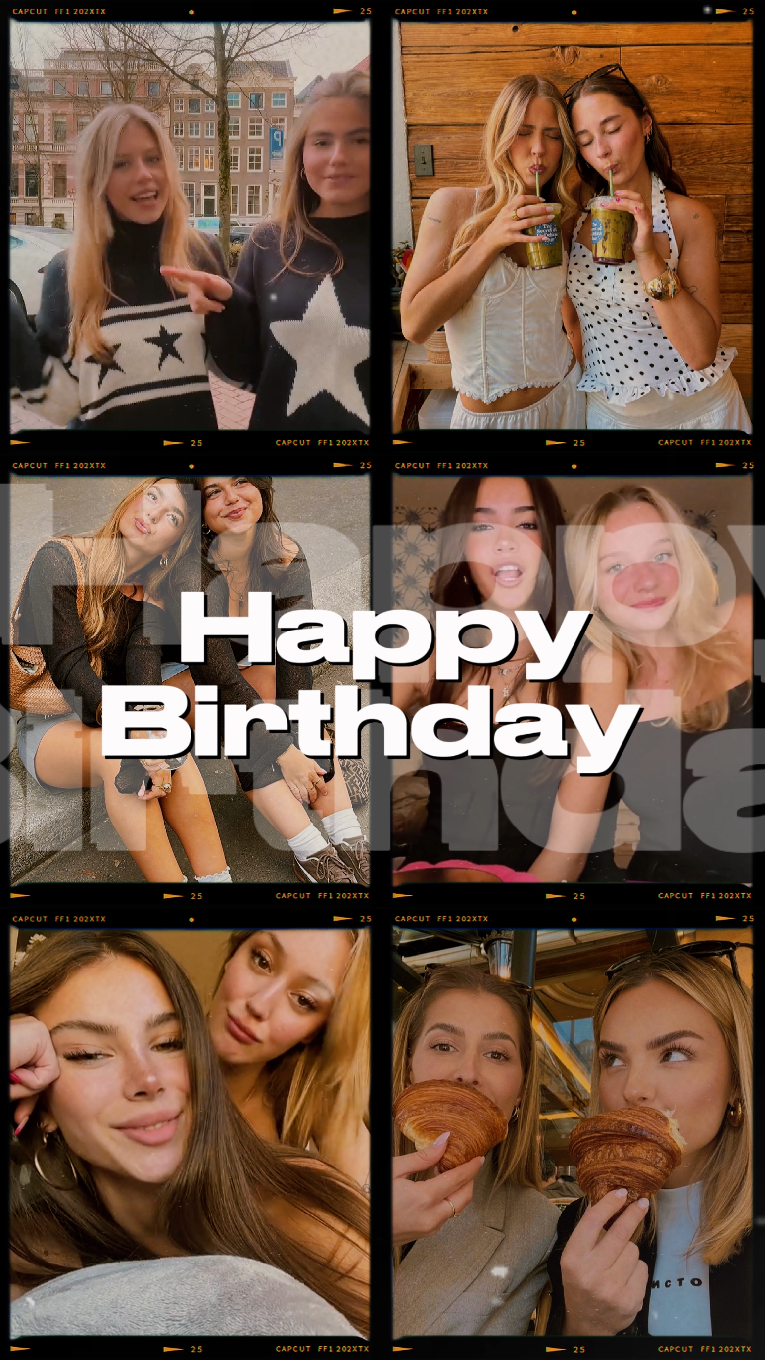 Feliz aniversário bff 