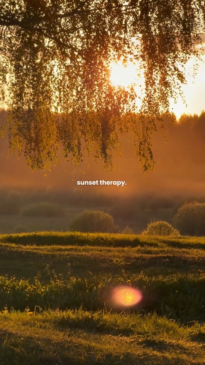 THÉRAPIE AU COUCHER DU SOLEIL