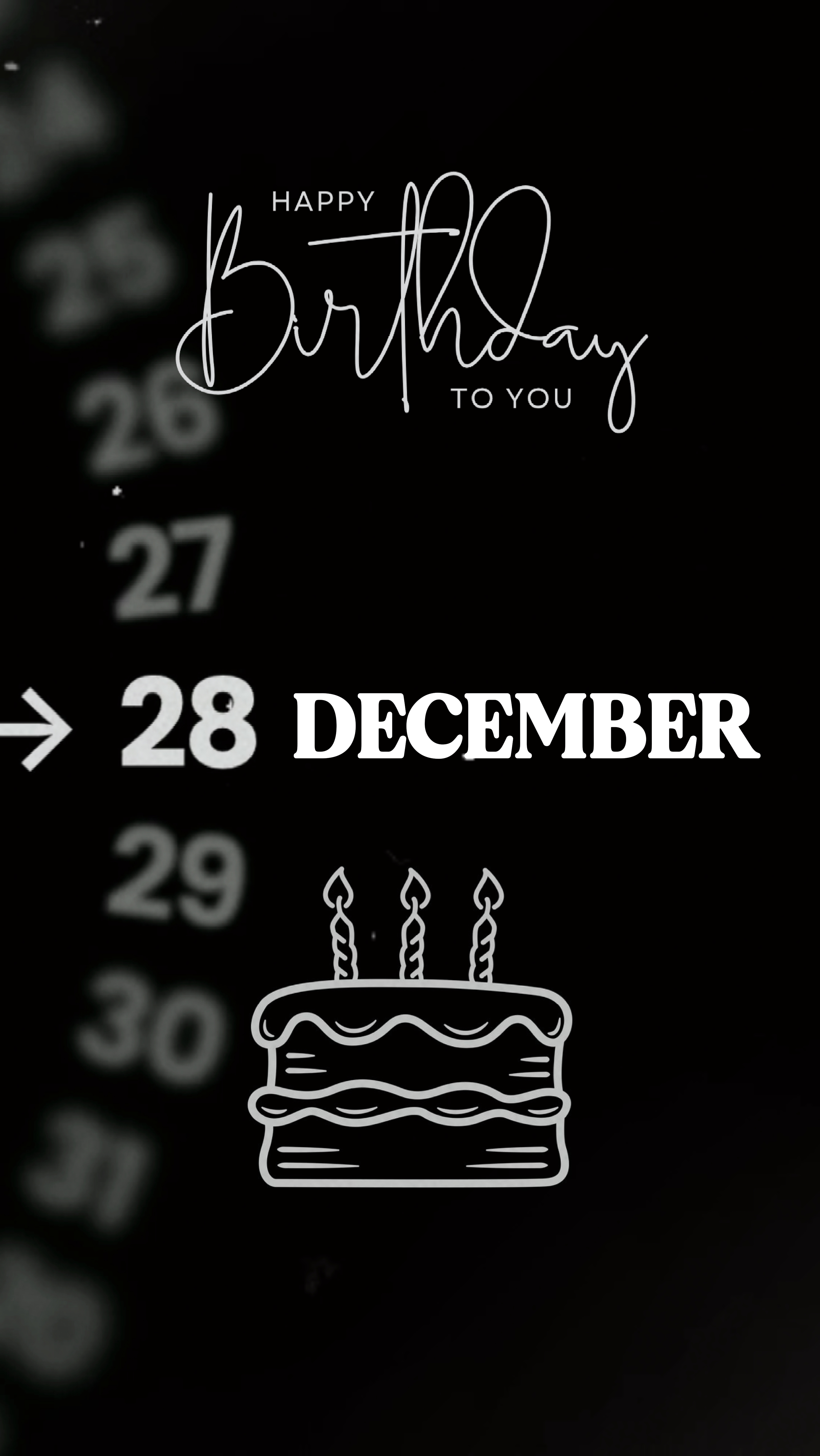 Hbd 28 December