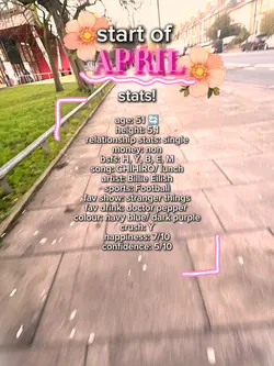 April stats