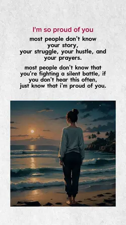 Proud of you