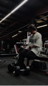 strive for progress.