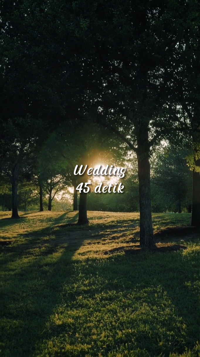 Wedding 45 detik