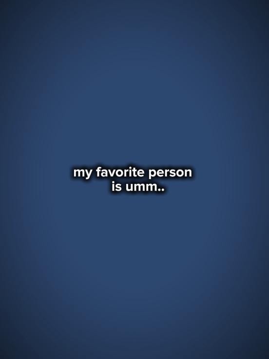 MyFavoritePersonIsUm