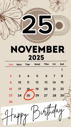 HBD 25 NOVEMBER
