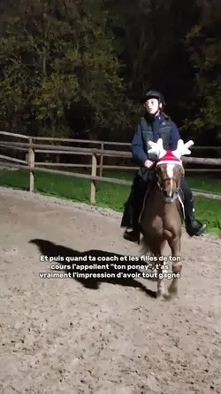 Coach dit ton poney 