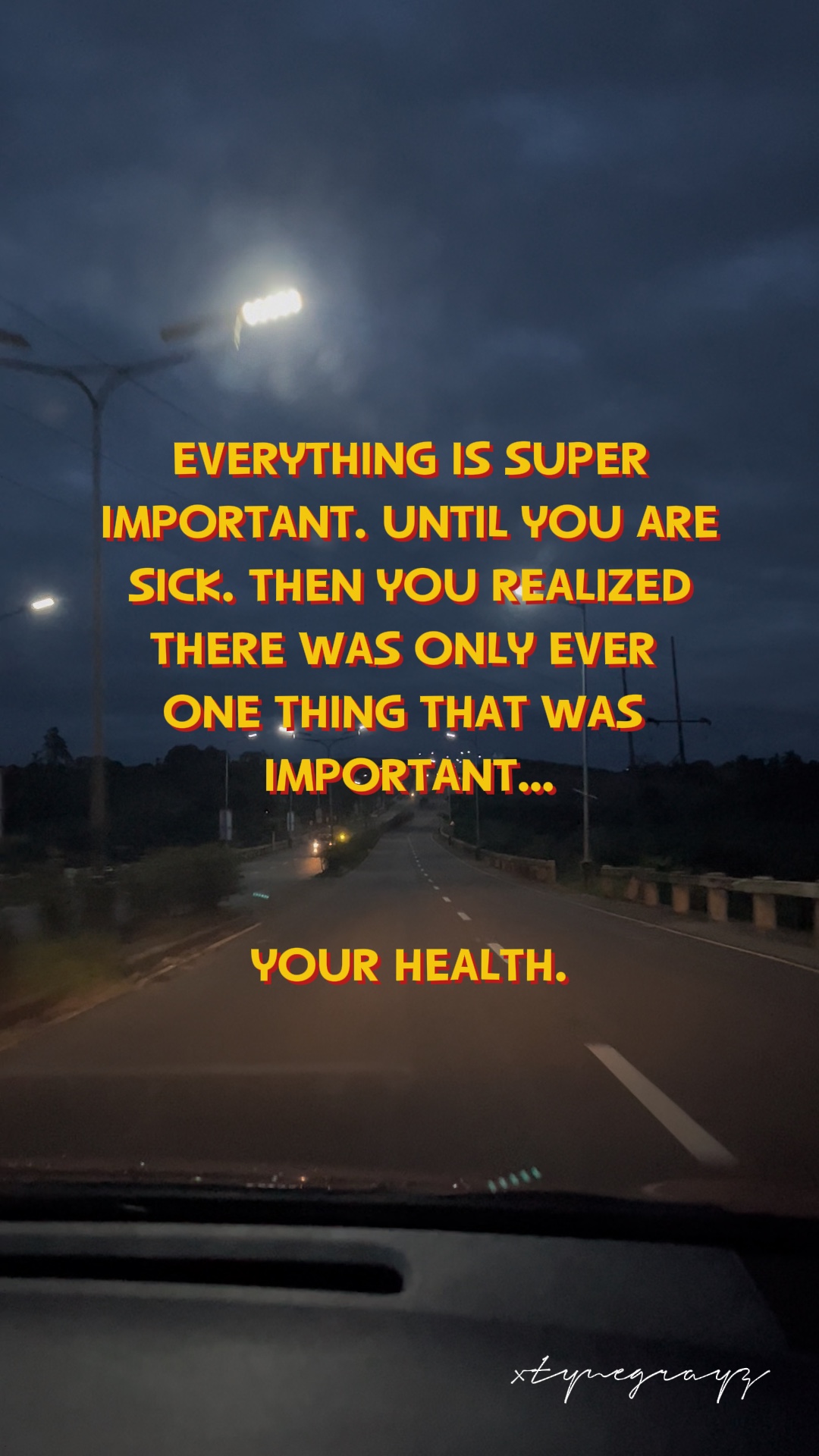 Health is important