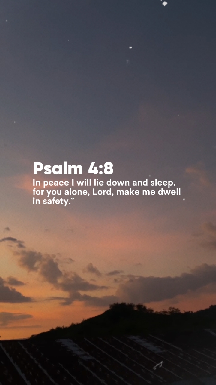 Mazmur 4: 8