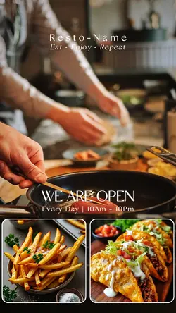 We Are Open - Resto