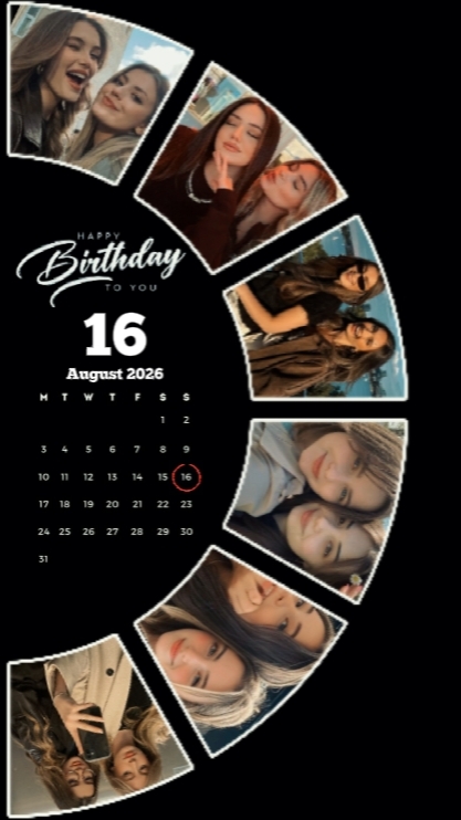 Birthday 16 August 