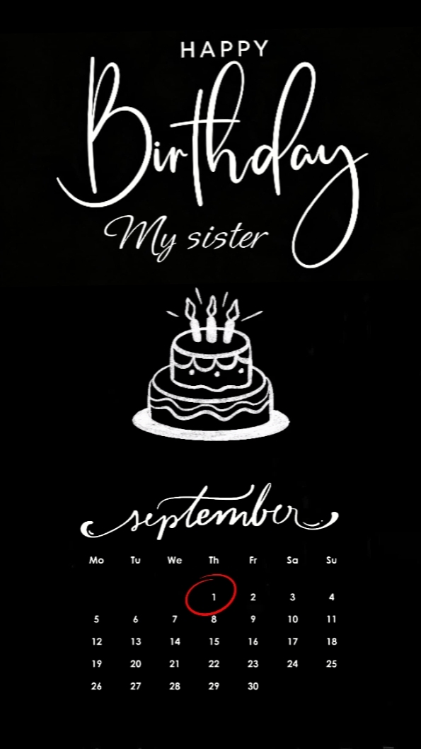 Aniversário Minha Irmã