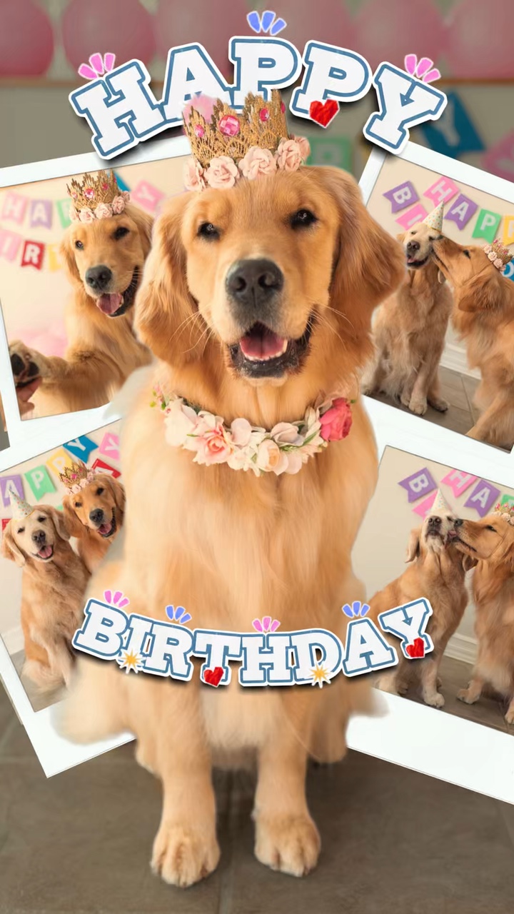 Birthday my dog