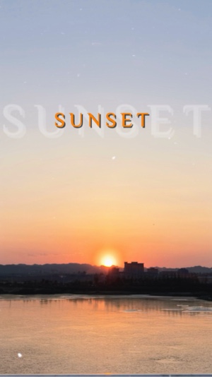 Schöner Sonnenuntergang