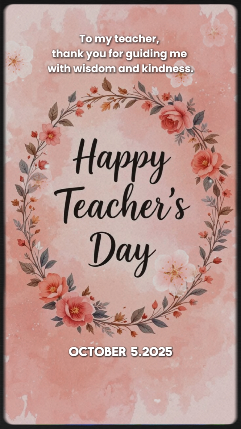 Happy Teachers' Day