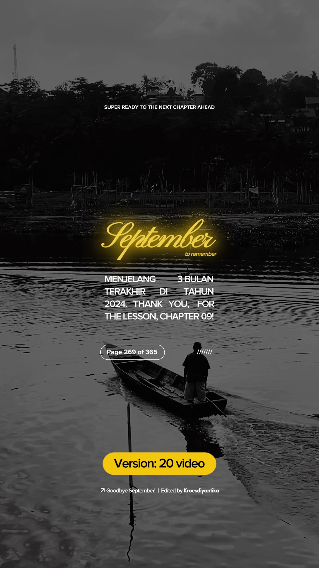 Adeus setembro!
