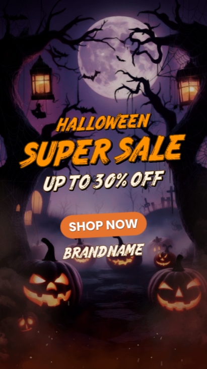 Super venda de halloween