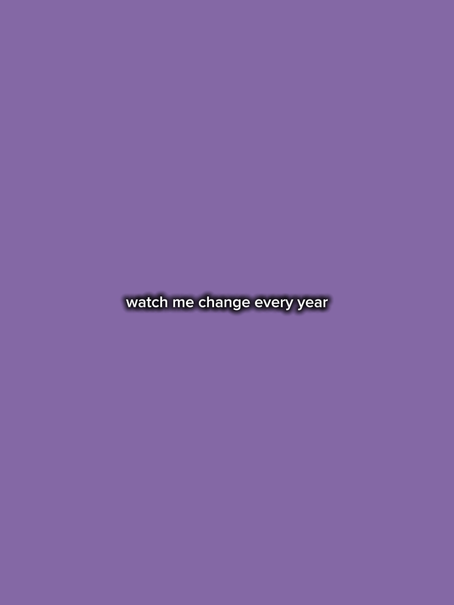 Je change chaque année