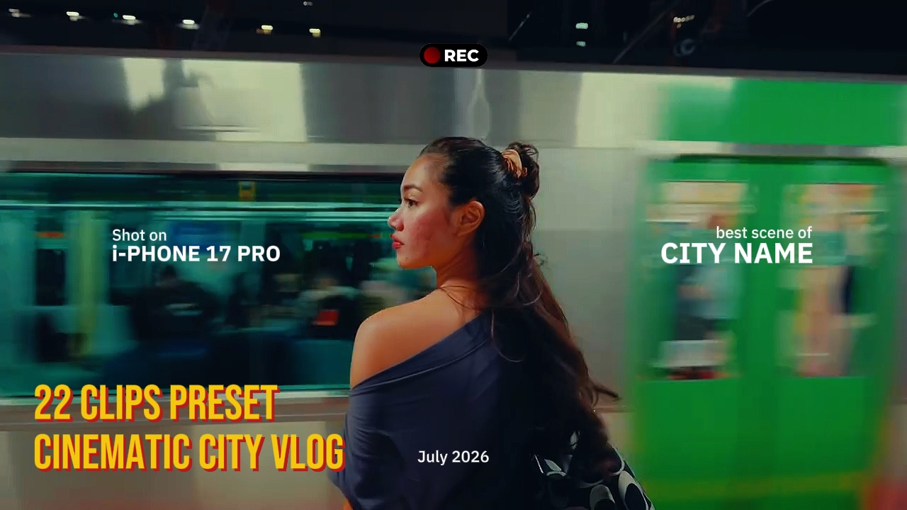 city vlog preset