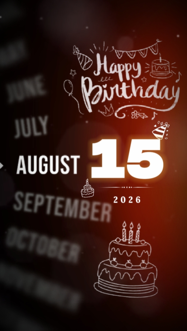 BDAY BEST 15 AUGUST