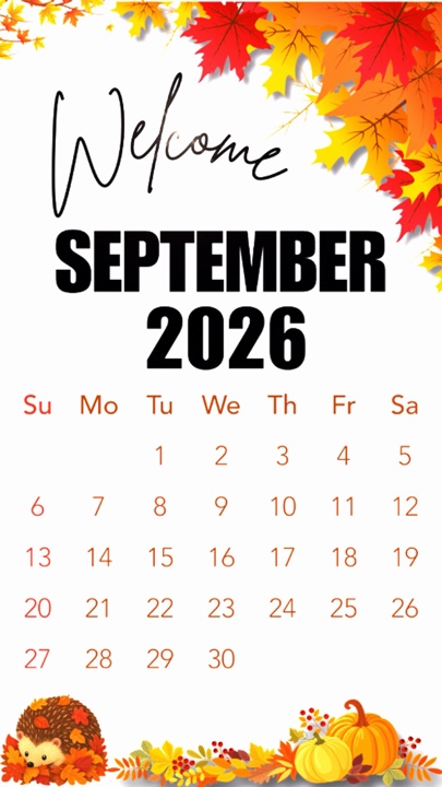Selamat datang September 